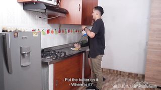 Sexual cooking with my stepbrother