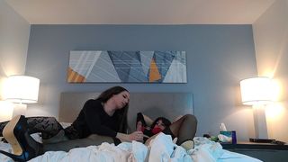 RELEASING HUGE TRANS COCK TO SUCK