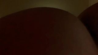 POV CLOSEUP OF GIANT CLIT BEING CARESS ON THE HEAD BY MY HUSBAND S BALLS.