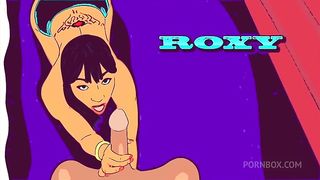 Roxy's big ebony booty gets smashed by her bbc best friend - Ai remix
