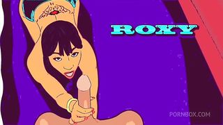 Roxy's big ebony booty gets smashed by her bbc best friend - Ai remix