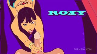 Roxy's big ebony booty gets smashed by her bbc best friend - Ai remix