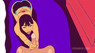 Roxy's big ebony booty gets smashed by her bbc best friend - Ai remix