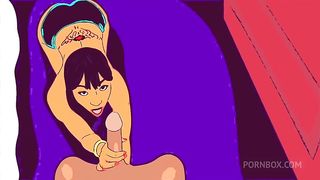 Roxy's big ebony booty gets smashed by her bbc best friend - Ai remix