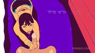 Roxy's big ebony booty gets smashed by her bbc best friend - Ai remix