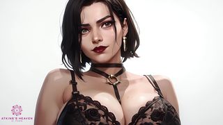 CHEATING MILF LETS YOU CUM ON HER BIG ASS - [POV / AI]