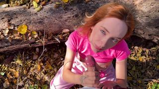 I MET A STRANGE GIRL IN THE WOODS AND FUCKED HER!