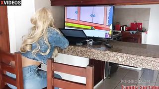 Mischief with my wife's niece when they leave us alone