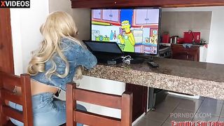 Mischief with my wife's niece when they leave us alone