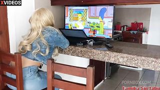 Mischief with my wife's niece when they leave us alone