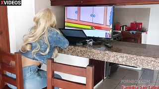 Mischief with my wife's niece when they leave us alone