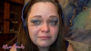 CLOSE-UP CRYING AND RUINED MAKEUP