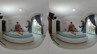 HALEY SPADES VR VIDEO PART ONE – BEHIND THE SCENES OF FIRST DOUBLE VAGINAL THREESOME