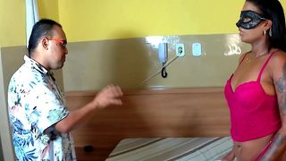 SHE BEGAN TO SENSUALIZE HERSELF BY THE POOL IN FRONT OF THE GUYS, SHOWING HOW DELICIOUS AND DARING SHE WAS AND OF COURSE THE BOYS QUICKLY REALIZED WHAT SHE WAS WANTING AND WENT AFTER HER WITH A HARD