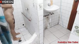 My uncle fucks me without my stepfather realizing they almost caught us fucking in the bathroom