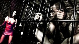 LINGERIE-CLAD AMY ANDERSSEN AND TANYA COX IN BDSM THEMED FFM THREESOME