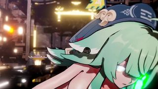 HONKAI STAR RAIL HUOHUO HENTAI FOX GIRL KITSUNE NUDE DANCE HIT AND RUN MMD 3D EMERALD TAIL