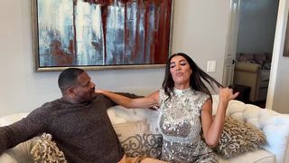 BUSTY BRITISH GAGGING TO JASON LUVS BIG COCK AND ENJOYING HER PUSSY STRETCHED