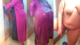 STEPMOM SHOWER SEX - IN BATHROOM LIVE SHOW