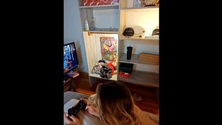 MY HALF-SISTER IS FUCKED EVERYWHERE WHILE PLAYING PLAYSTATION
