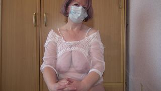 CUM EATING INSTRUCTIONS. DIRTY TALK MILF WITH BIG TITS.