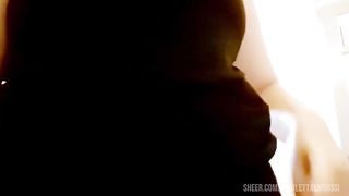 Warm pee and farts in the bathroom before the shower