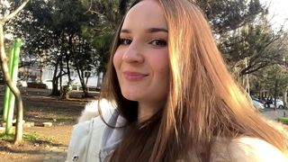 JUST WALKING WITH CUM IN MY MOUTH