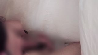 PEOPLE ARE PASSING BY IN FRONT OF THE GLASS VILLA, SO SHE TELLS ME  NO SEX!  AND DOES BLOWJOB AND HANDJOB, BUT I ENDS UP HAVING SEX WITH HER UNDER THE COVERS. ~SUBJECTIVE VIDEO (POV) SHOT UNDER THE CO