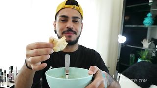 Behind the Scene from Brazilian sluts Sayuri Sakai and May Akemi fisting each other's ass before hot 5 on 2 with DP, Piss Drinking And brazilian milf Belinha Baracho hardcore 5 on 1 gangbang with DAP