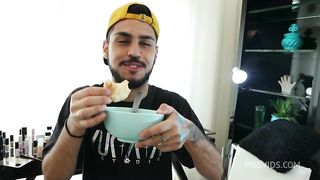 Behind the Scene from Brazilian sluts Sayuri Sakai and May Akemi fisting each other's ass before hot 5 on 2 with DP, Piss Drinking And brazilian milf Belinha Baracho hardcore 5 on 1 gangbang with DAP