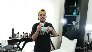 Behind the Scene from Hot Latinas Sayuri Sakai and May Akemi fisting each other's ass before hot 5 on 2 with DP And Horny Slut Belinha Baracho hardcore 5 on 1 gangbang with DAP