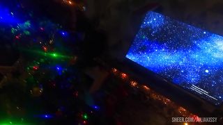 New Year's masturbation and a hard dildo