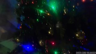New Year's masturbation and a hard dildo