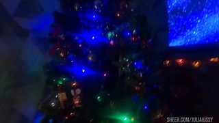New Year's masturbation and a hard dildo