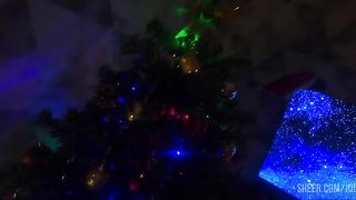 New Year's masturbation and a hard dildo