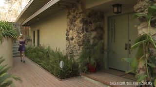 MILF Cherie helps Teen Cheerleader Jessica with her massive Tits