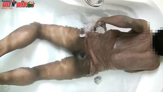 Gaping Enema, Washing Out My Asshole With Huge Butt Plug In The Jacuzzi | Angle 2of2