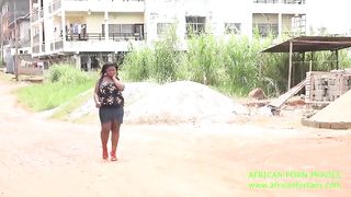 The unprecedented meeting with my ex in a crossroads in Yaounde in Cameroon in Central Africa with lots of memories that pushes us into a hot outdoor fuck near the construction site with my big Dick.