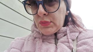Real wonderful farts while walking in the city center 4K