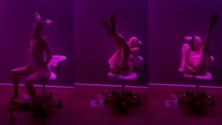 SEXY BUNNY IS PLAYING WITH HER PUSSY