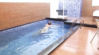 A muscular trans take this huge dick in her ass