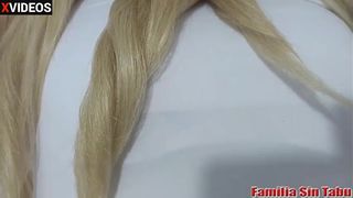 My uncle arrived drunk because of the tequila and I take the opportunity to use his cock as a dildo