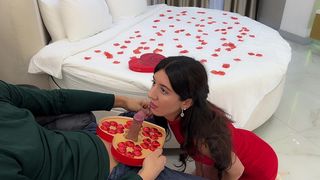 VALENTINES DAY SURPRISE FOR SLUTTY STEPSIS FACIAL POV