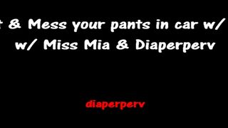 MALE DESP WET & MESS YOUR JEANS IN BACKSEAT MISS MIA TEASES