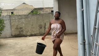 SHE FESH MY WATER ON NOTICE AND I ASK HER TO GIVE ME HER BIG PUSSY TO FUCK