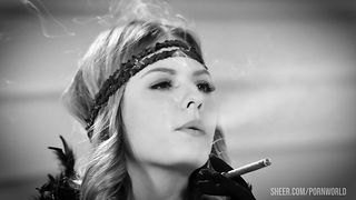 Naughty Flapper Rebecca Volpetti Gets DP'd By Rivals After She Is Caught Cheating GP2554