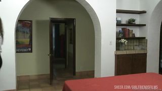 Lesbian swapping at the Cheer Squad Sleepover with Anikka Albrite and Ashli Orion