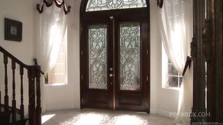 Cheerleader Chloe Lynn gets wild with Cassie Laine at the Cheer Squad Sleepover