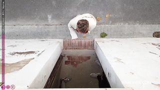 Touriste francaise baisee par 2 gars sur un chantier en espagne - BTS