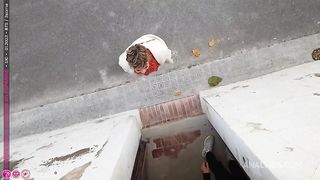 Touriste francaise baisee par 2 gars sur un chantier en espagne - BTS